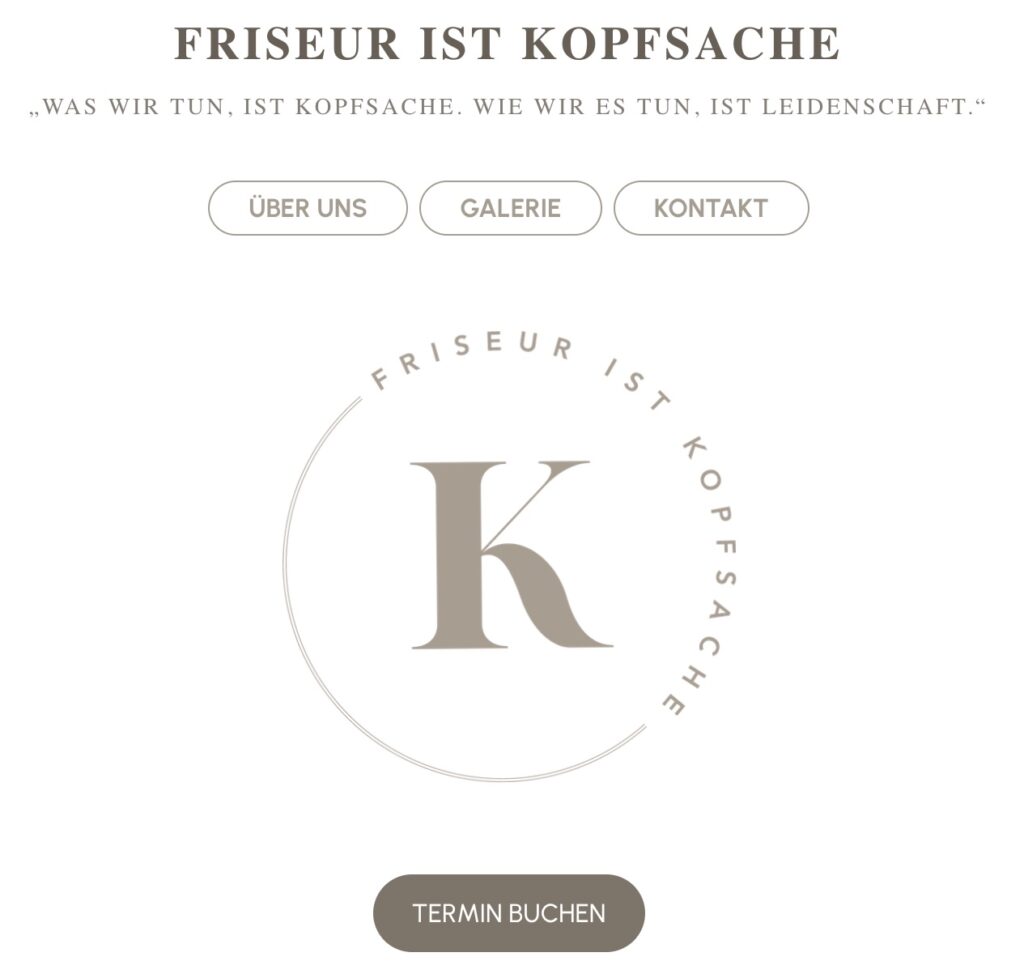 Friseur Startseite
