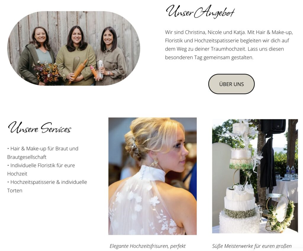 Beispiel Hochzeitsplaner